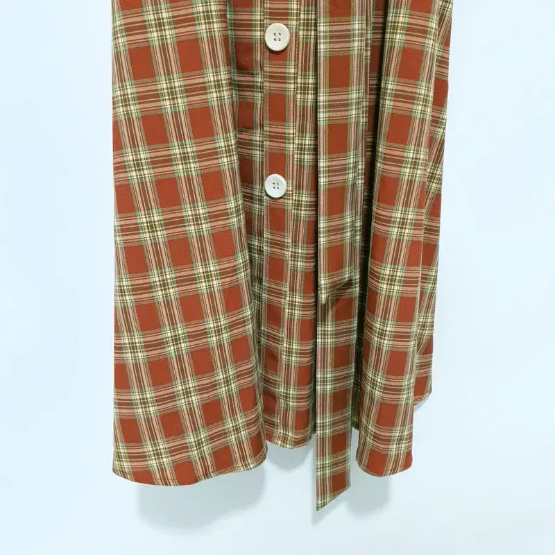 [BUNJANG] Burun &amp; Judy Checkered Dress / 부루앤쥬디 체크 원피스 F_S0638