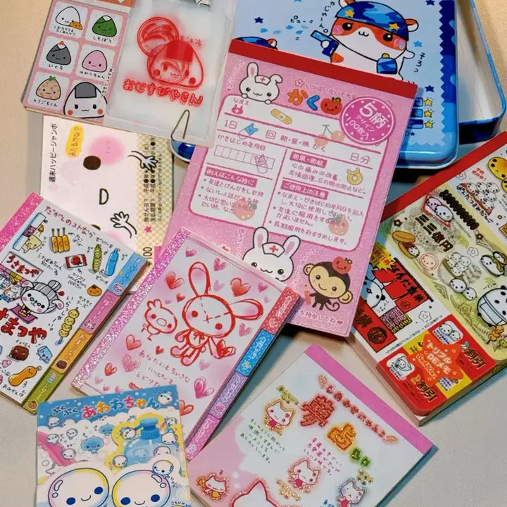 [BUNJANG] Retro Stationery Bundle - 30 Pieces / 헤이세이 고전지류 소분 34장 고전산엑스지류 일본문구