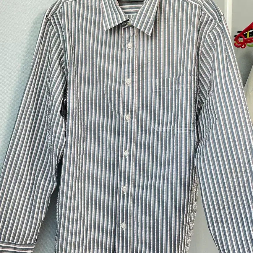 [BUNJANG] KANSAI JEANS Striped Shirt (L) / KANSAI JEANS 남성 스트라이프 셔츠(L)