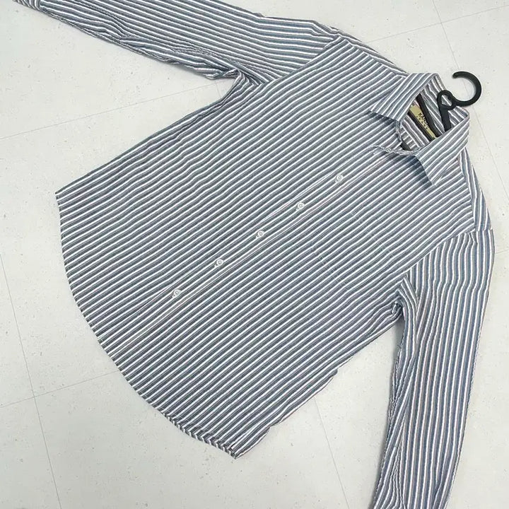 [BUNJANG] KANSAI JEANS Striped Shirt (L) / KANSAI JEANS 남성 스트라이프 셔츠(L)