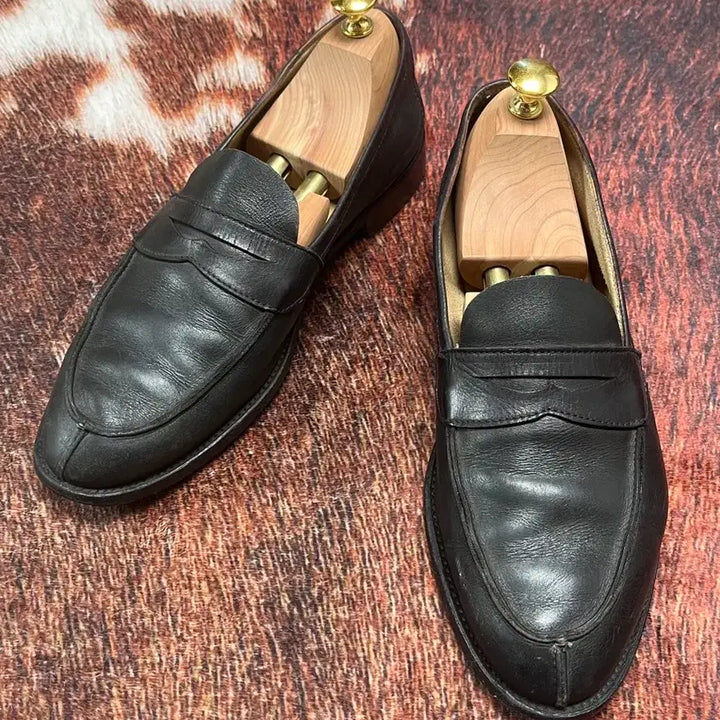 [BUNJANG] TRICKERS James Leather Penny Loafer - Black / [275] TRICKERS 트리커즈 페니로퍼 블랙