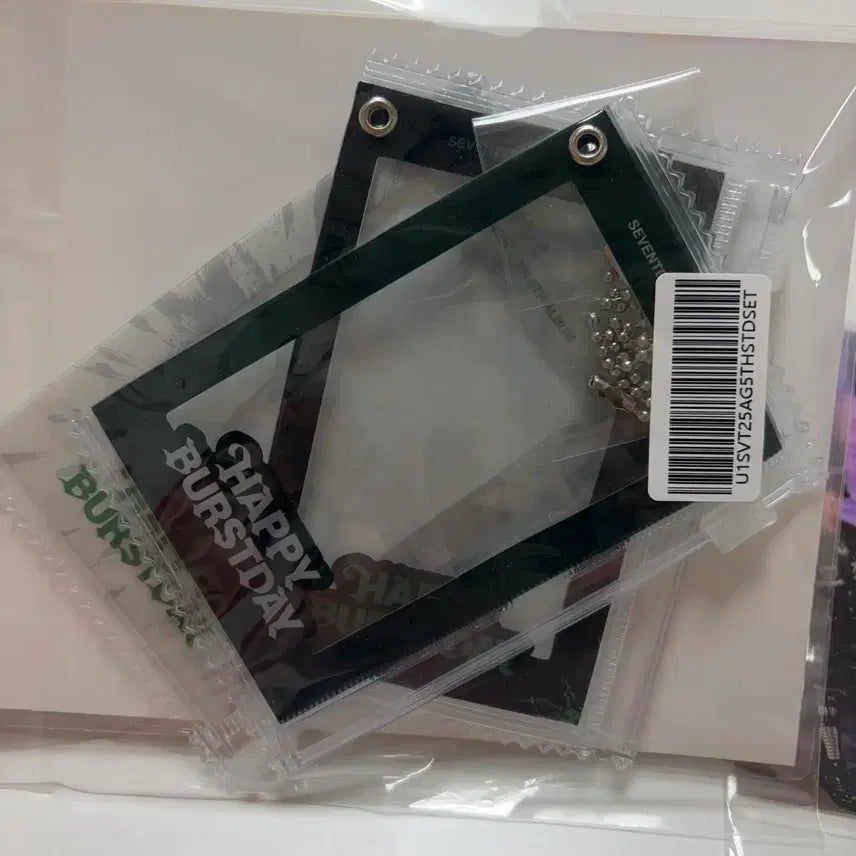 [BUNJANG] Seventeen Birthday Party Event Photocard Holder / 세븐틴 해피버스트데이 단체사진+홀더
