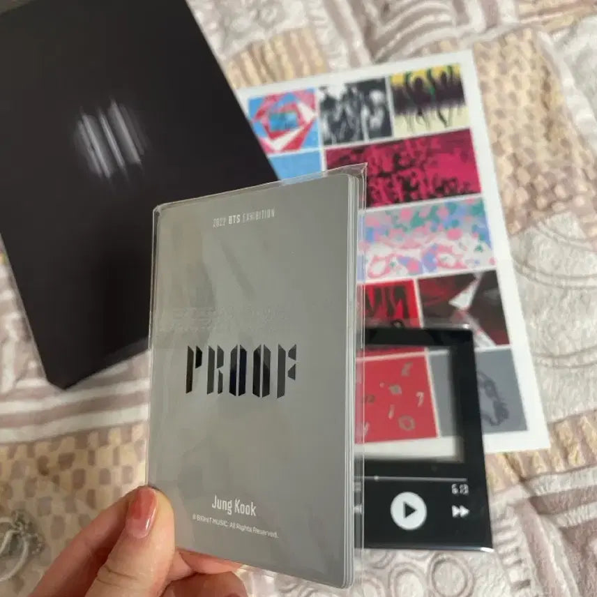 방탄소년단 bts 하이브인사이트 전시회 프루프 포토카드 홀더 세트