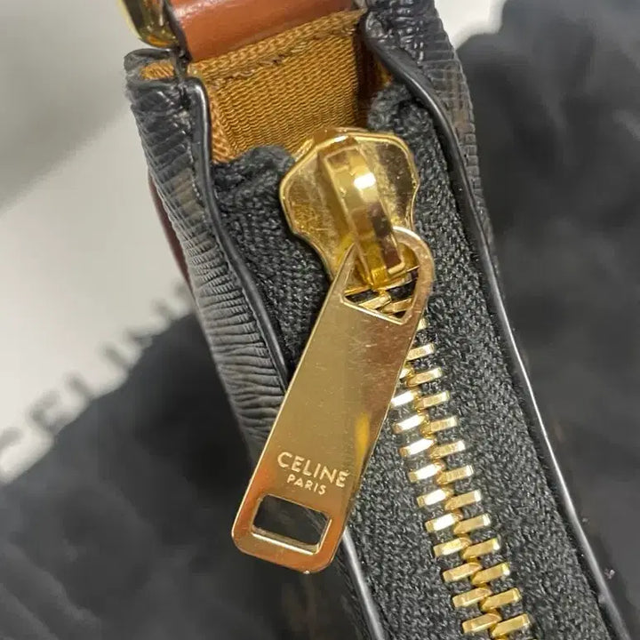 [BUNJANG] Celine Triomphe Canvas Ava Mini Tan Bag / [정품/S급] 셀린느 트리옹프 캔버스 아바 미니 탄