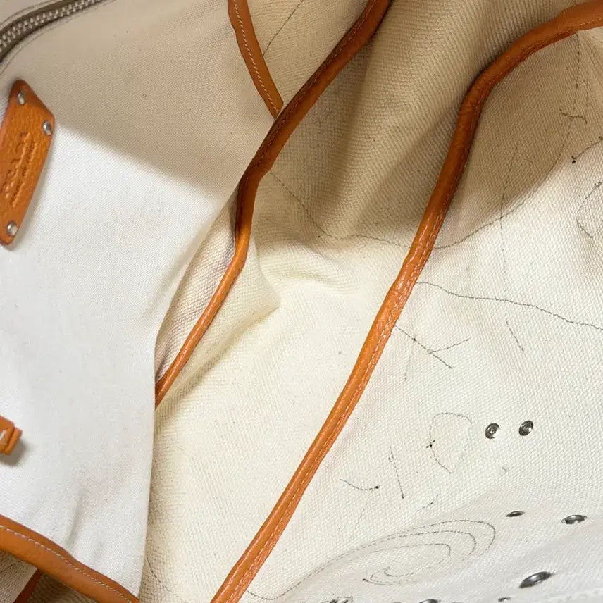 [BUNJANG] Prada Sea Life Canvas Big Tote Bag / 프라다 Sea Life 카나파 캔버스 빅 토트백