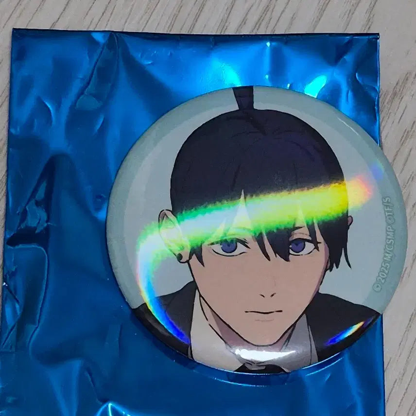 [BUNJANG] Chainsaw Man Aki Hologram Can Badge / 체인소맨 아키 홀로그램 캔뱃지