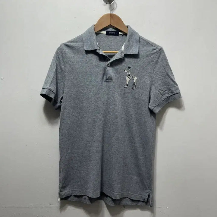 [BUNJANG] HAZZYS Gray Short Sleeve Polo Shirt L / HAZZYS 헤지스 그레이 반팔 폴로티 L