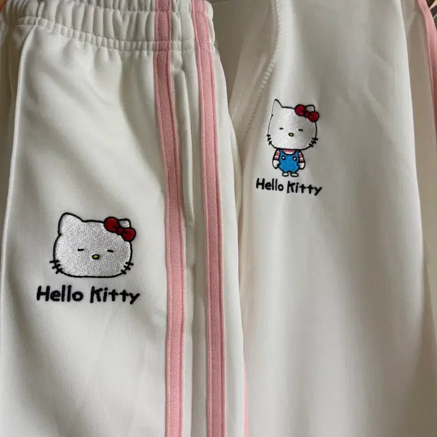 [BUNJANG] Sanrio Hello Kitty Training Set Jersey Pants Set / 산리오 헬로키티 트레이닝 셋업 세트 져지 바지