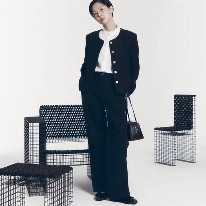 [BUNJANG] Le17septembre Denim Pants Black 36 / Le17septembre 르17셉템버 르셉템버 턱데님 팬츠 블랙 36