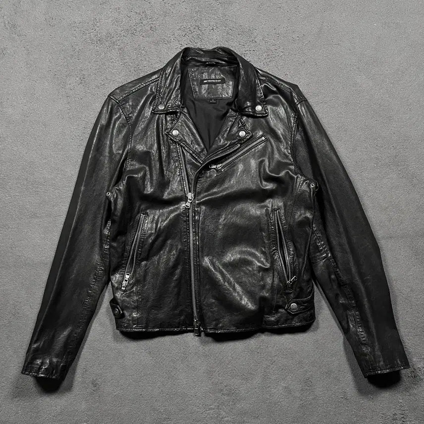 [BUNJANG] John Varvatos Lambskin Leather Rider Jacket / Jhon Varvatos 존 바바토스 레더 라이더 자켓