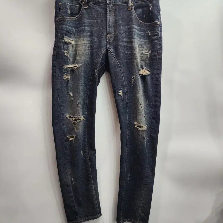 [SOLD OUT] [34] 버커루(BUCKAROO) 워커(WALKER) 인디고 데미지 데님