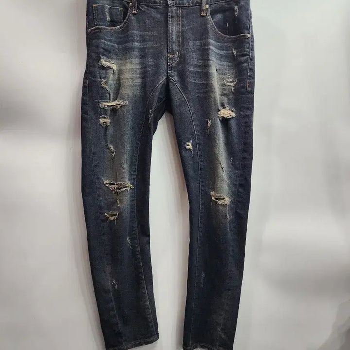[SOLD OUT] [34] 버커루(BUCKAROO) 워커(WALKER) 인디고 데미지 데님