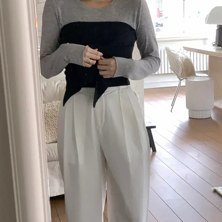 [BUNJANG] Lamour Salted Cotton Pants / 라무어 솔티드 코튼 팬츠