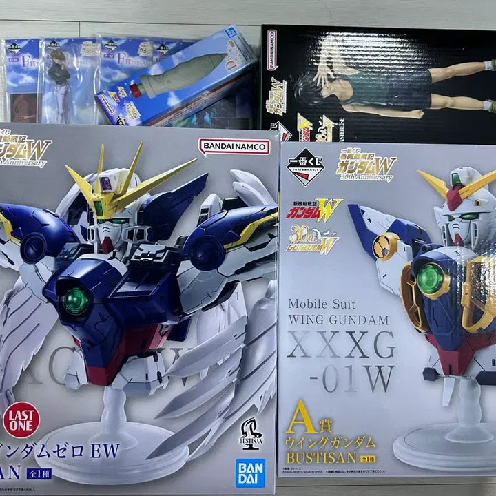 [BUNJANG] Gundam W 30th Anniversary Bundle Set / 건담W 30주년 제일복권 A상B상D상+라스트원상 일괄