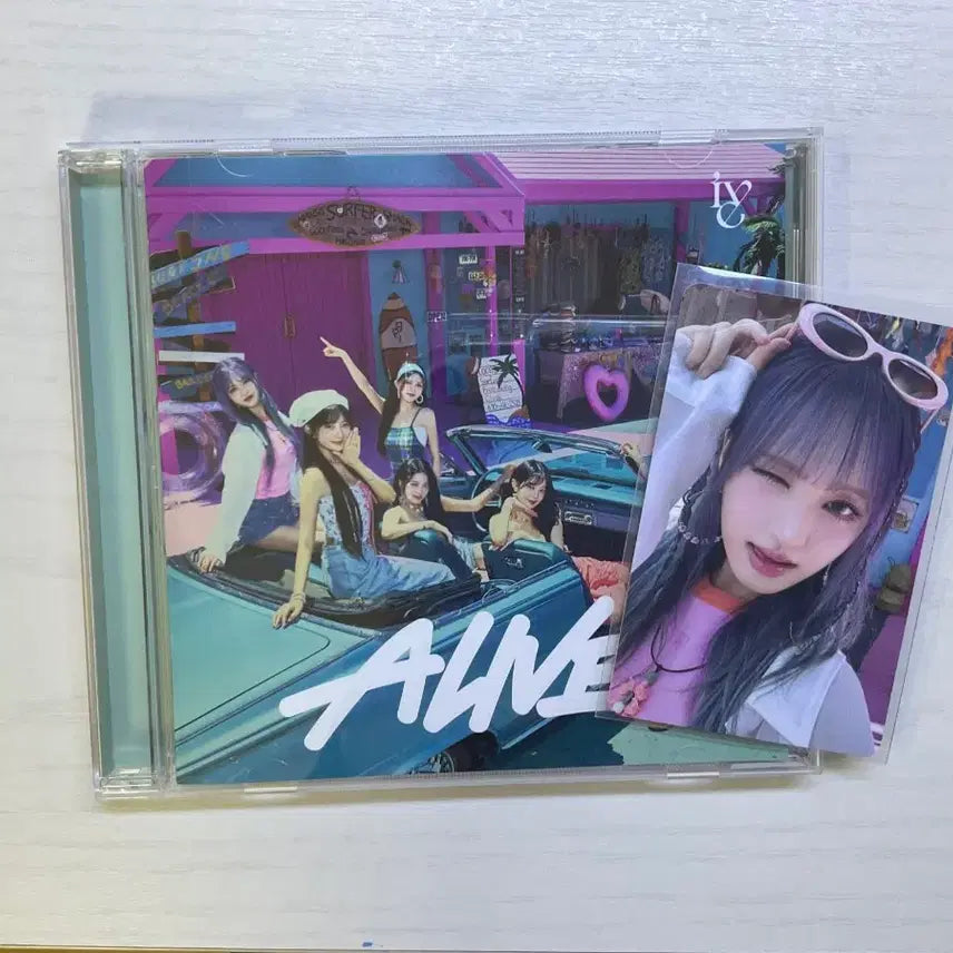 아이브 일본 alive개봉앨범+리즈포카