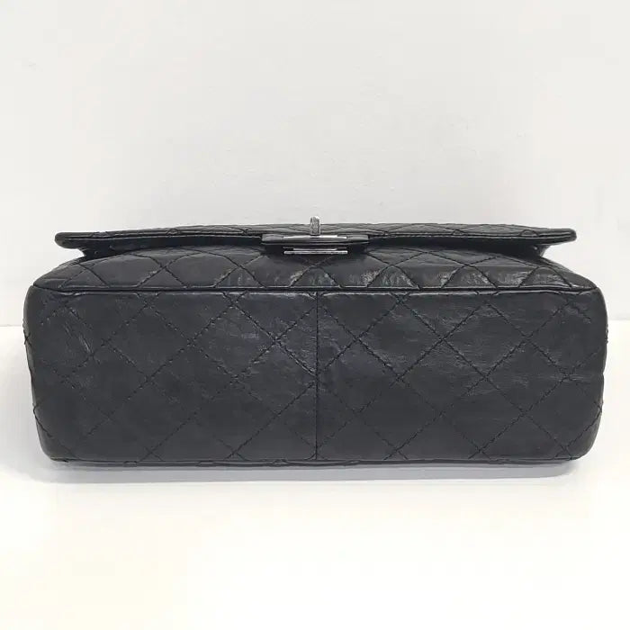 [BUNJANG] Chanel 2.55 Medium Flap Bag (Black) / 샤넬 2.55 빈티지 미듐(28) 플랩 백 은장 블랙