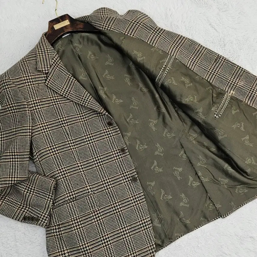 [BUNJANG] Brioni Traiano Houndstooth Cashmere Blazer / 브리오니 하운드투스 캐시미어 블레이저