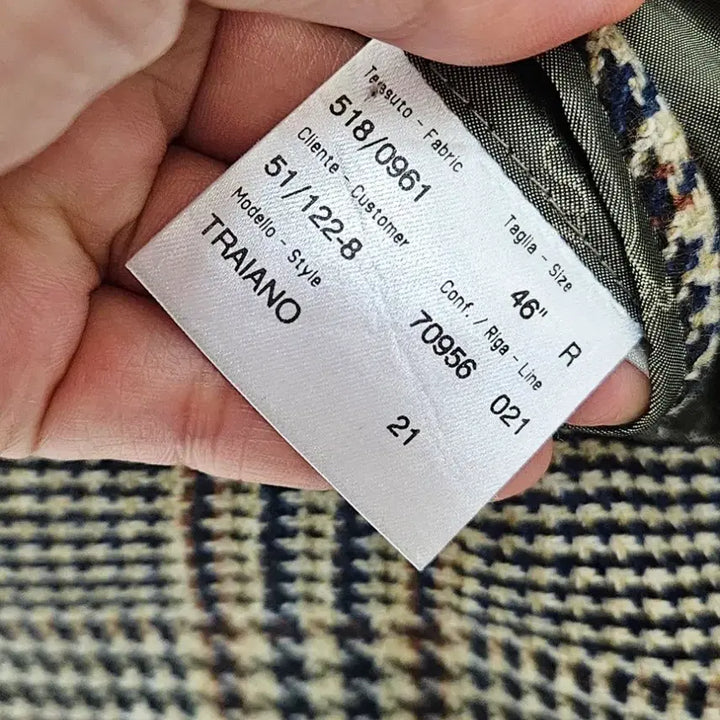 [BUNJANG] Brioni Traiano Houndstooth Cashmere Blazer / 브리오니 하운드투스 캐시미어 블레이저