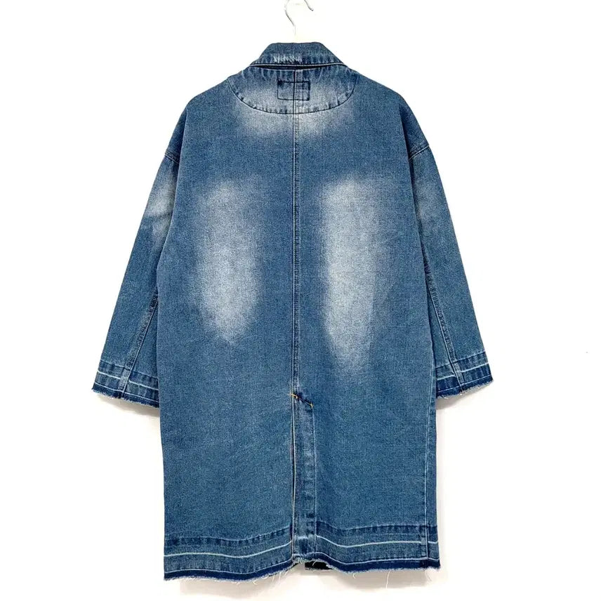 [BUNJANG] Private Distroyed Denim Jacket L / +프리베이트 디스트로이드 데님자켓 Y683