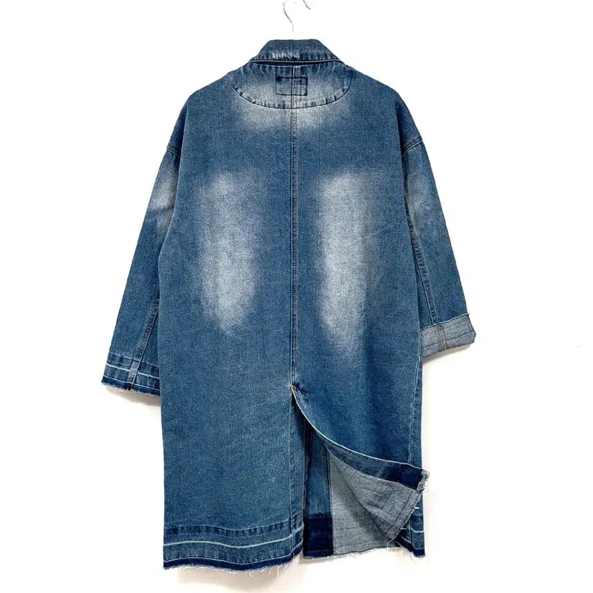 [BUNJANG] Private Distroyed Denim Jacket L / +프리베이트 디스트로이드 데님자켓 Y683