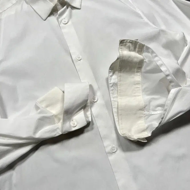 [BUNJANG] Balenciaga Collar Detail White Shirt / 발렌시아가 카라 디테일 화이트 셔츠