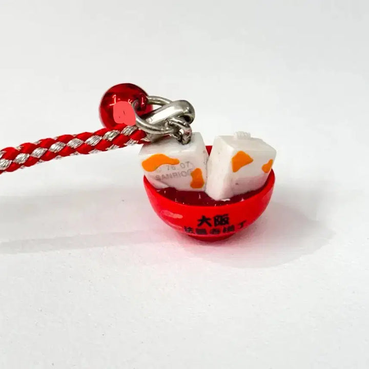 [BUNJANG] Osaka Limited Couple Red Bean Porridge Hello Kitty Strap / 오사카 한정 부부 팥죽 키티스트랩