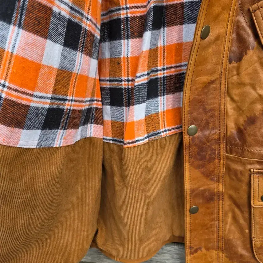 [BUNJANG] Vintage Leather Jacket / 남성가죽자켓
