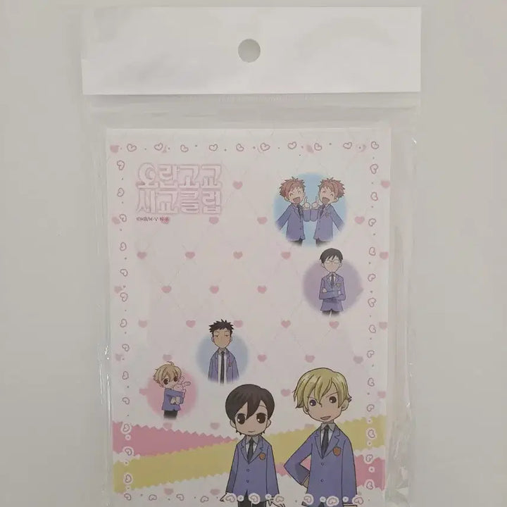 [BUNJANG] Ouran High School Host Club Memo Pad / 미개봉)오란고교 호스트부 사교클럽 메모지 100매