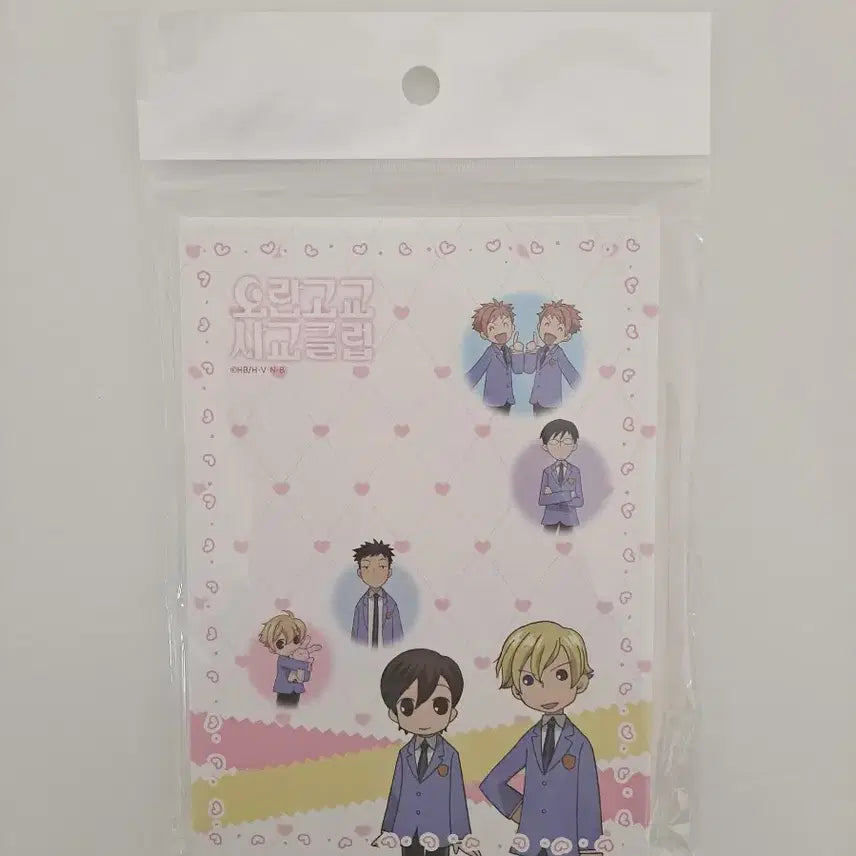[BUNJANG] Ouran High School Host Club Memo Pad / 미개봉)오란고교 호스트부 사교클럽 메모지 100매
