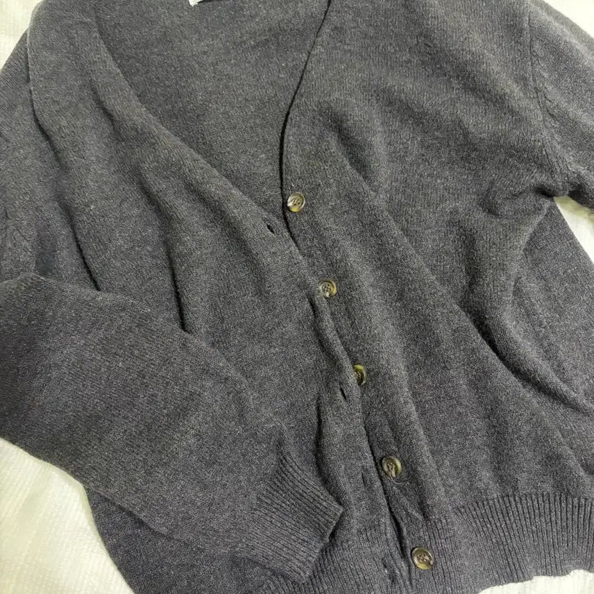 [BUNJANG] Soft Grey Cardigan / 회색 가디건