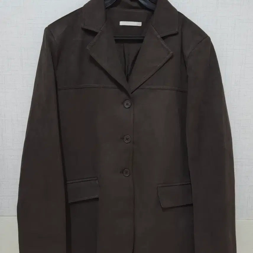 [BUNJANG] Slow and Steady Deep Brown Suede Jacket / 스웨이드 자켓 아우터 베니토 가내스라 아비에무아 라룸 슬로우앤드 로엠