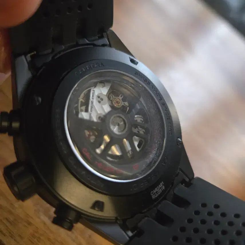 [BUNJANG] Tag Heuer Carrera Heuer 01 Titanium Skeleton Chronograph Watch / 태그호이어 까레라 호이어01 티타늄 스켈레톤 크로노그래프 판매