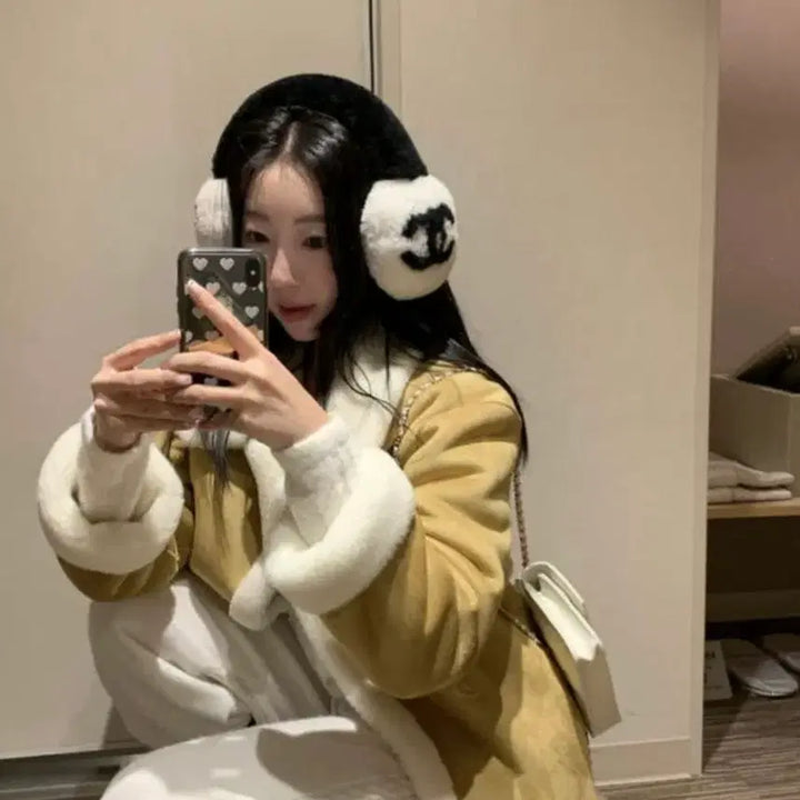 [BUNJANG] Cignature Belle Mustang / 시예 리아 무스탕 (무스탕 모자 무료증정)