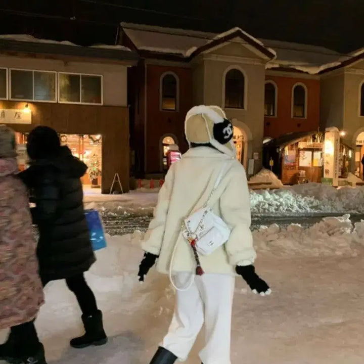 [BUNJANG] Cignature Belle Mustang / 시예 리아 무스탕 (무스탕 모자 무료증정)