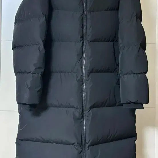 [BUNJANG] Guess Men's Long Padded Jacket (Black, Size L) / 게스 남성 롱패딩 블랙 L사이즈