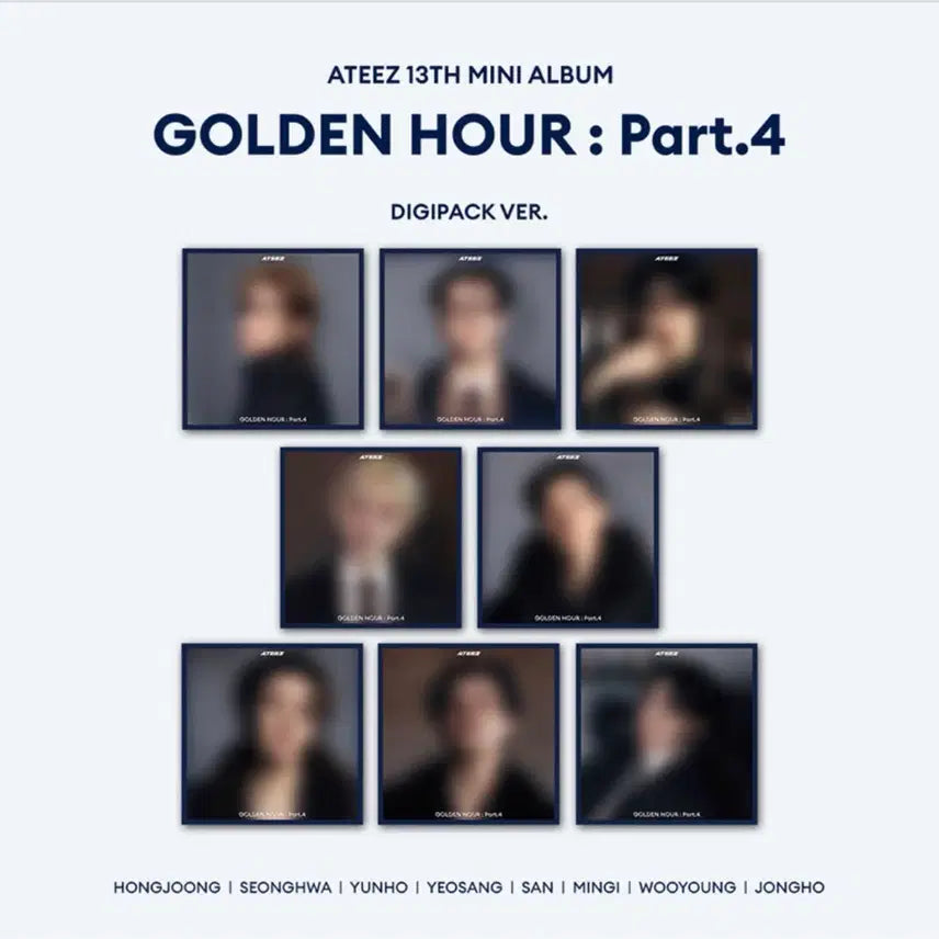 [BUNJANG] ATEEZ Golden Hour Part.4 Adrenaline Digipack Set / [현물]에이티즈 골든아워 Part.4 아드레날린 디지팩 세트 판매
