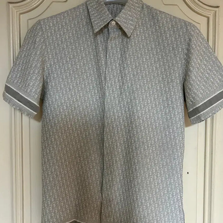 [BUNJANG] Dior Oblique Short Sleeve Shirt / 디올 오블리크 반소매 반팔셔츠