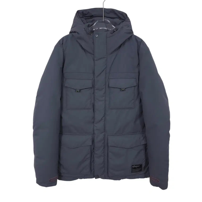 [BUNJANG] Kangol Men's Duck Down Hooded Padded Jacket / 캉골 X 코듀라 남성 덕다운 후드 패딩 점퍼 90