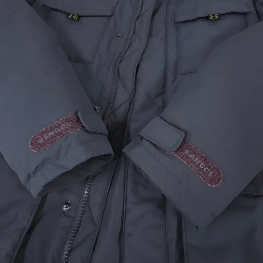 [BUNJANG] Kangol Men's Duck Down Hooded Padded Jacket / 캉골 X 코듀라 남성 덕다운 후드 패딩 점퍼 90
