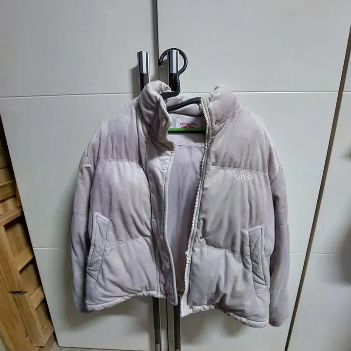 [BUNJANG] ORDINARY HOLIDAY Velvet Padded Jacket / 직접 염색한 ORDINARY HOLIDAY 벨벳 패딩 자켓