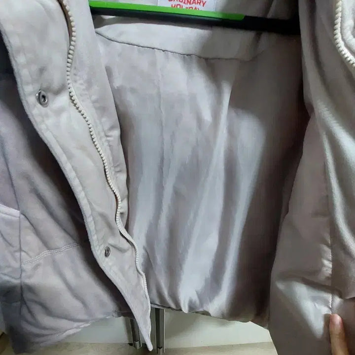 [BUNJANG] ORDINARY HOLIDAY Velvet Padded Jacket / 직접 염색한 ORDINARY HOLIDAY 벨벳 패딩 자켓