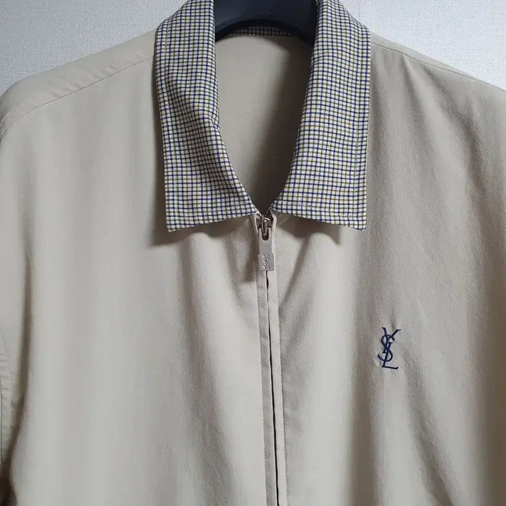 [BUNJANG] Yves Saint Laurent Classic Blouson Zip-Up Jacket / 입생로랑 YSL 클래식 블루종 집업 자켓 100 오버핏