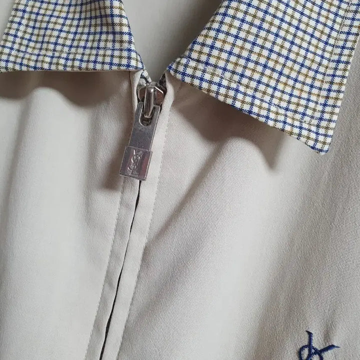 [BUNJANG] Yves Saint Laurent Classic Blouson Zip-Up Jacket / 입생로랑 YSL 클래식 블루종 집업 자켓 100 오버핏