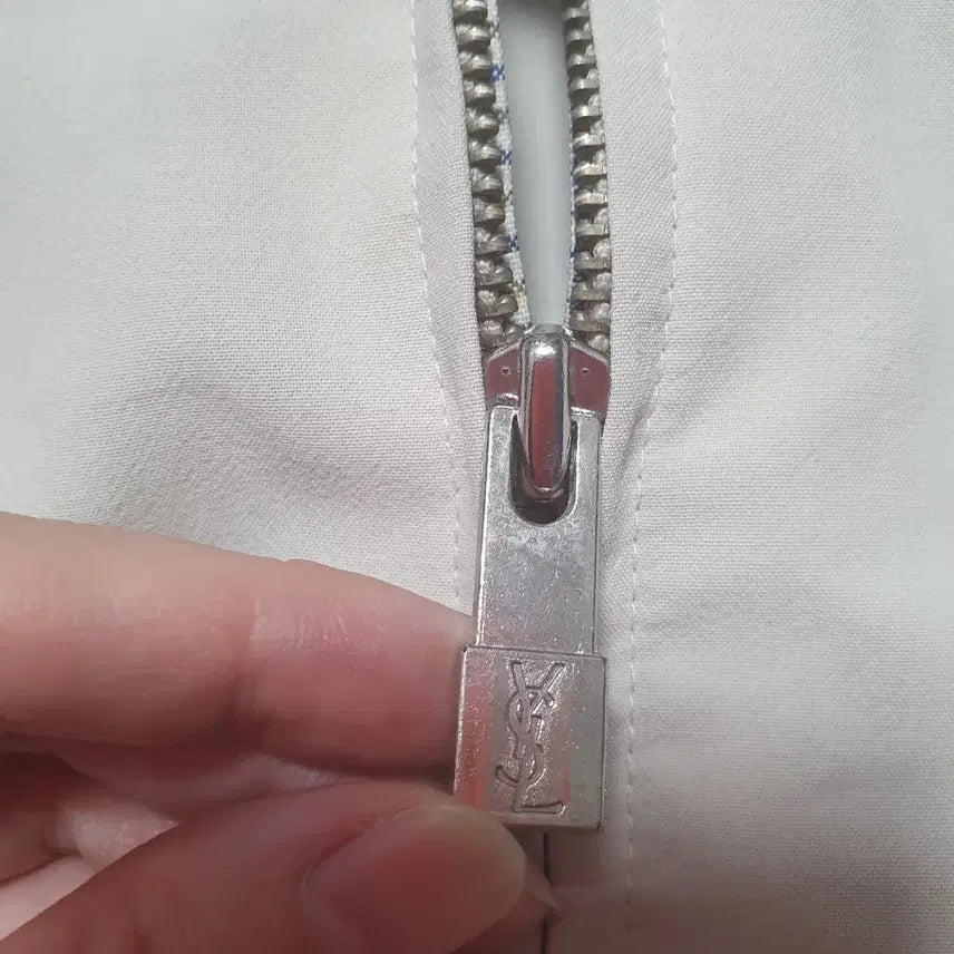 [BUNJANG] Yves Saint Laurent Classic Blouson Zip-Up Jacket / 입생로랑 YSL 클래식 블루종 집업 자켓 100 오버핏