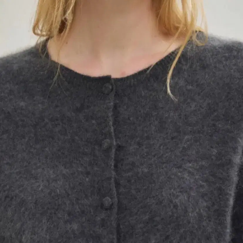 [BUNJANG] Wool Classic Holgarment Cardigan (Gray) / 울 클래식 홀가먼트 가디건 (그레이)