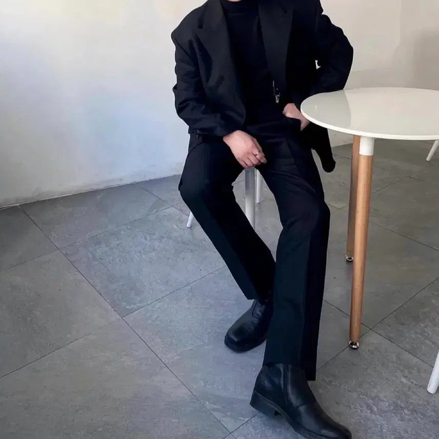 [BUNJANG] Junji 19SS Black Suit Set / 준지(JUUN.J) 블랙 수트 오버 셋업 정장 급처 및 교환