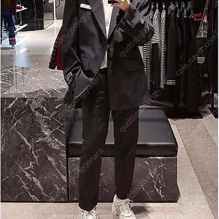 [BUNJANG] Junji 19SS Black Suit Set / 준지(JUUN.J) 블랙 수트 오버 셋업 정장 급처 및 교환