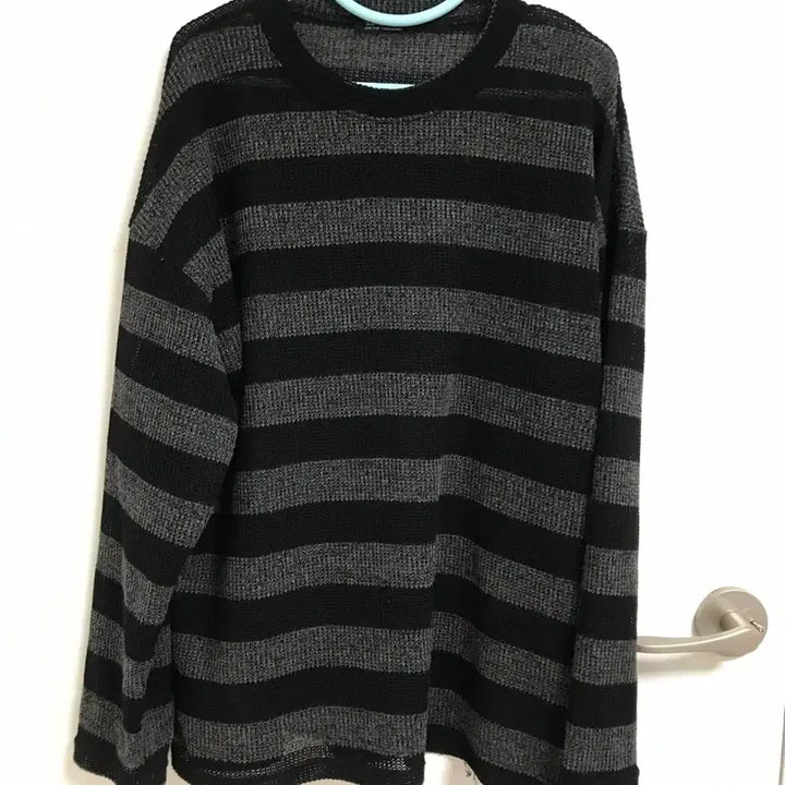 [BUNJANG] 3.3 Field Trip Oversized Striped Knit / 3.3 field trip 오버핏 단가라 니트