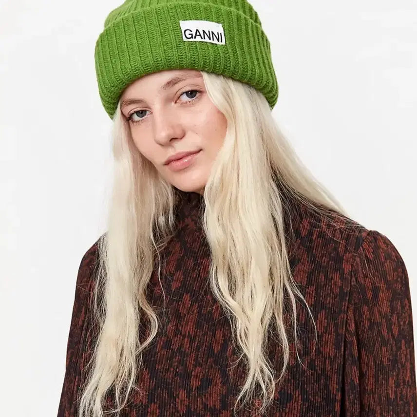 [BUNJANG] GANNI Ribbed Beanie / 가니 비니
