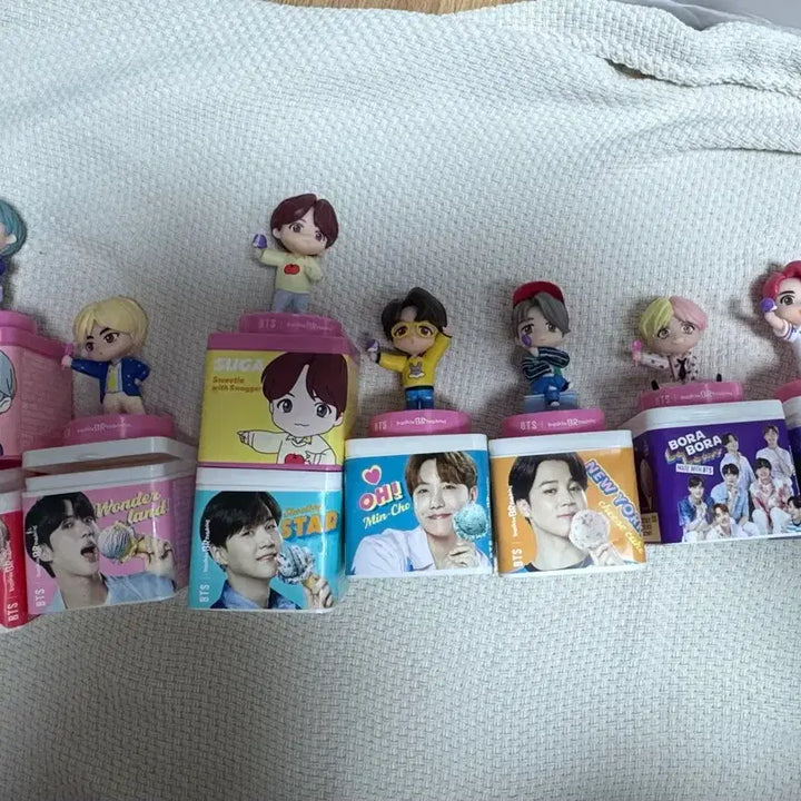 [BUNJANG] BTS Baskin Robbins Figure Set / BTS 베스킨라빈스 피규어